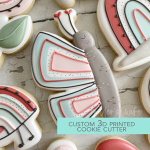Butterfly Cookie Cutter - Cute Insects Cookie Cutter - Cookie Cutter -   3D Printed Cookie Cutter - TCK85146
