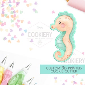 Sea Horse  Cookie Cutter - Cute Unicorn Cutter  - 3D Printed Cookie Cutter - TCK18158