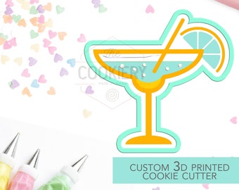 Margarita Cookie Cutter, Fiesta Cinco De Mayo Cookie Cutter - 3D Printed Cookie Cutter - TCK16105