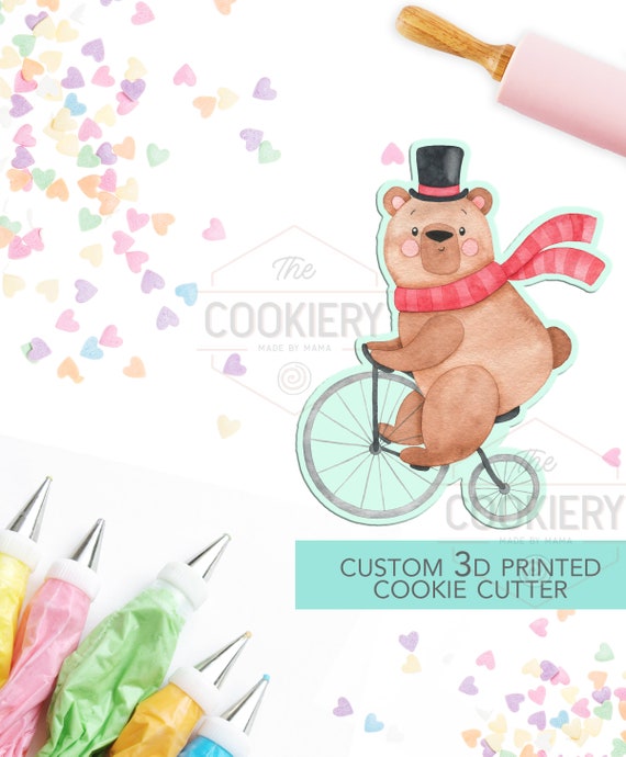 Circus Bear Cookie Cutter, Circus Theme Cookie Cutter - 3D Printed Cookie Cutter - TCK14105