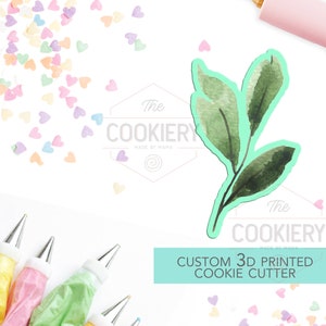 Leaf Cookie Cutter, Spring Leaf Cookie Cutter - 3D Printed Cookie Cutter - TCK49113