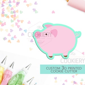 Cute Pig Cookie Cutter - Tagliabiscotti stampati in 3D - TCK34115