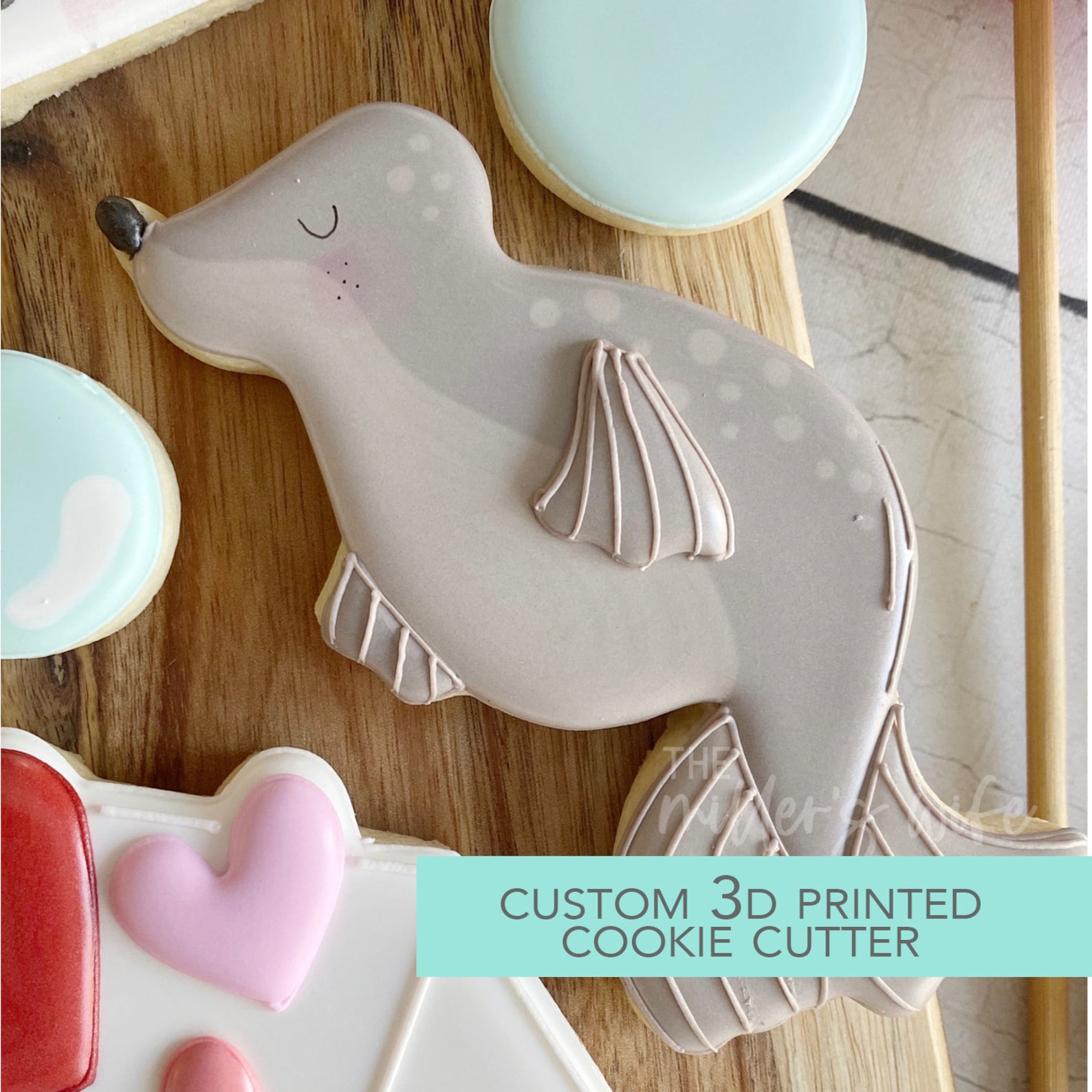 Seal Cookie Cutter Sea Animals Cookie Cutter Sealed With a Etsy