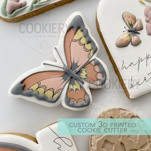 Butterfly Cookie Cutter - Cute Insects Cookie Cutter - Cookie Cutter -   3D Printed Cookie Cutter - TCK49147