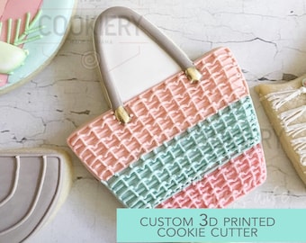 Tote Bag Cookie Cutter - Handbag Cookie Cutter - Summer Cookie Cutter - 3D Printed Cookie Cutter - TCK75105