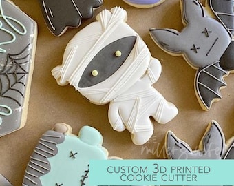 Mummy Cookie Cutter - Halloween - Cookie Cutter -  3D Printed Cookie Cutter - TCK63121