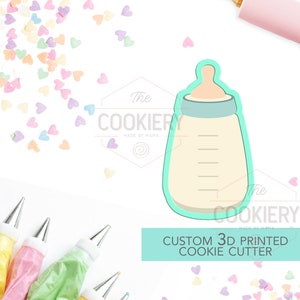 Baby Bottle Cookie Cutter, Baby Shower Cookie - 3D Printed Cookie Cutter - TCK32101