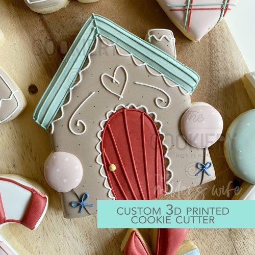 Gingerbread House Cutter Christmas Holiday Cutter 3D Etsy