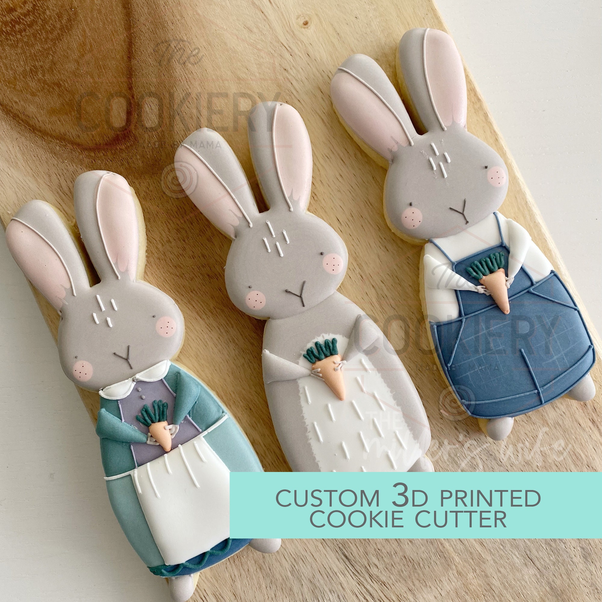 Tall Skinny Bunny Cookie Cutter - Easter Cookie Cutter - 3D Printed Cookie  Cutter - TCK13158