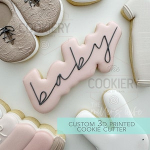 Foremka do ciastek z napisem „Dziecko”, foremka do ciastek na baby shower – drukowana w 3D foremka do ciastek – TCK32166