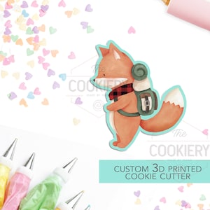 Backpacking Fox - Camping Tent Cookie Cutter - Camping Cookie Cutter - 3D Printed Cookie Cutter - TCK89159