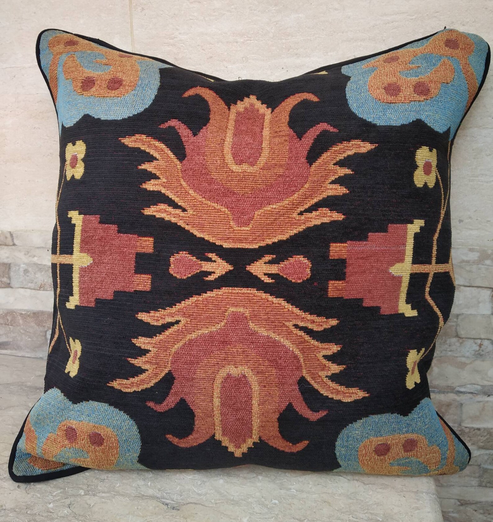 Kilim cushion cushions boho decorative cushions kilim throw Etsy