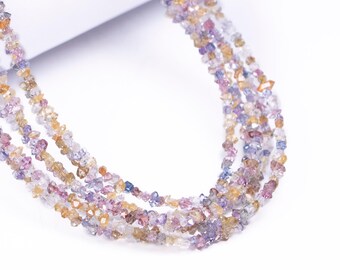 Disco Color Herkimer Diamond Quartz Beads, Multi 2.5mm to 3mm Diamond Chips Beads Blue Diamond Rough Beads Disco Diamond Nuggets Beads. 2833