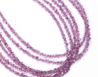 Pink Herkimer Diamond Quartz Beads, Pink 2.5mm to 3mm Diamond Chips Beads Blue Diamond Rough Beads Pink Diamond Nuggets Beads. 2832