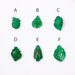 Natural Emerald Leaf Pendant, Emerald Jewellery Carving, Emerald Loose Gemstone, Emerald Carved Leaf, Engraving Jewelry Making, SKU1918