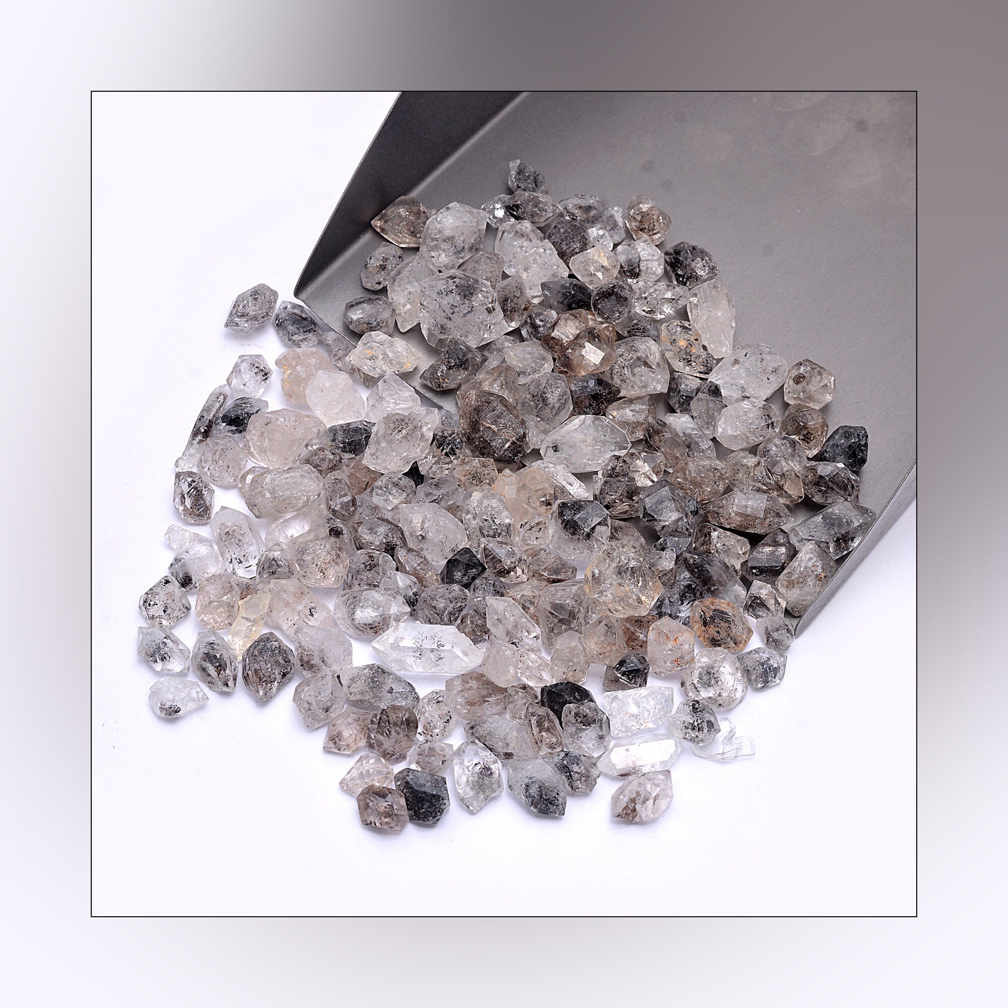 Natural Herkimer Diamond Quartz Raw Herkimer Quartz Stone Etsy