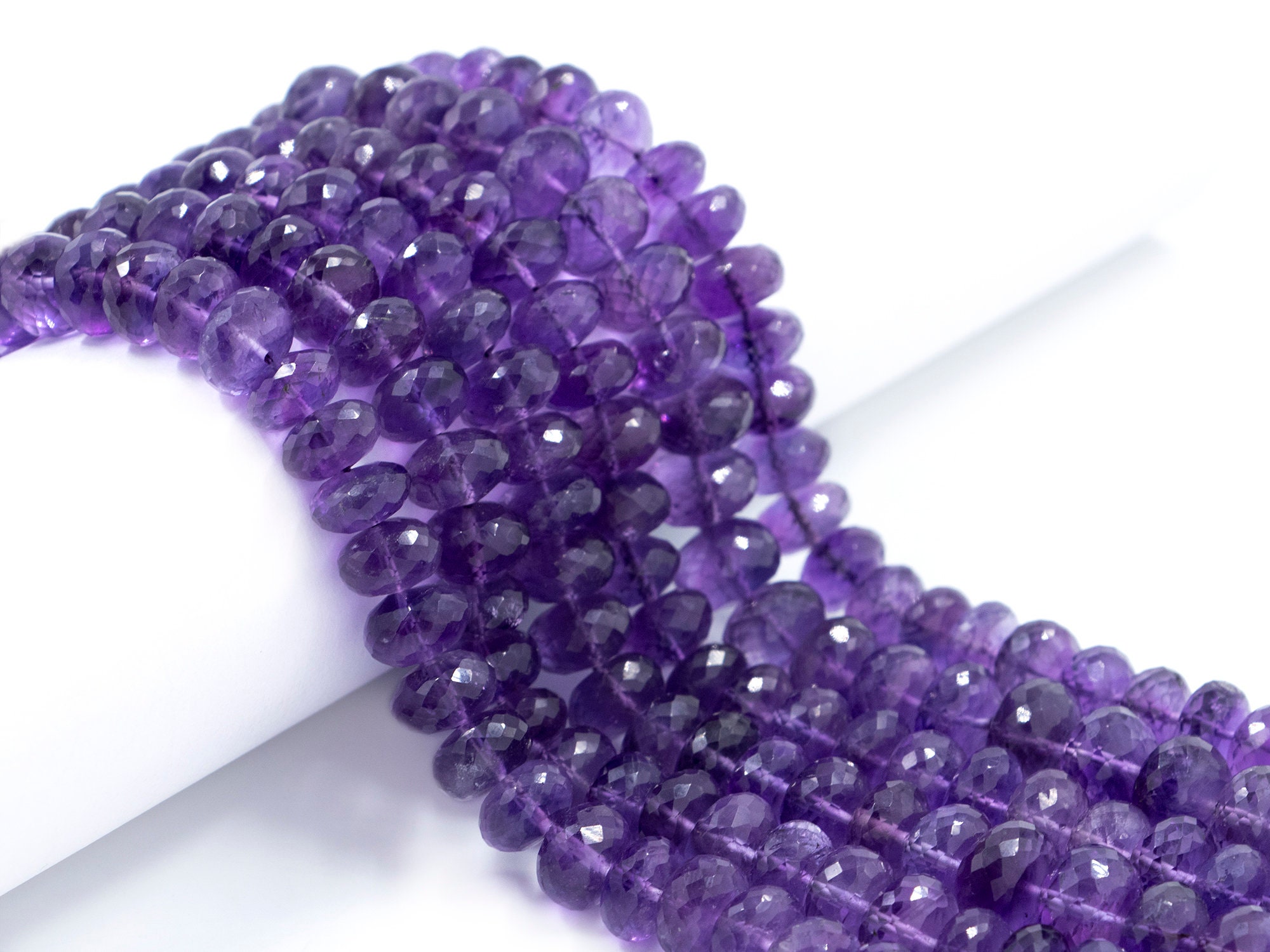 Natural amethyst hotsell beads