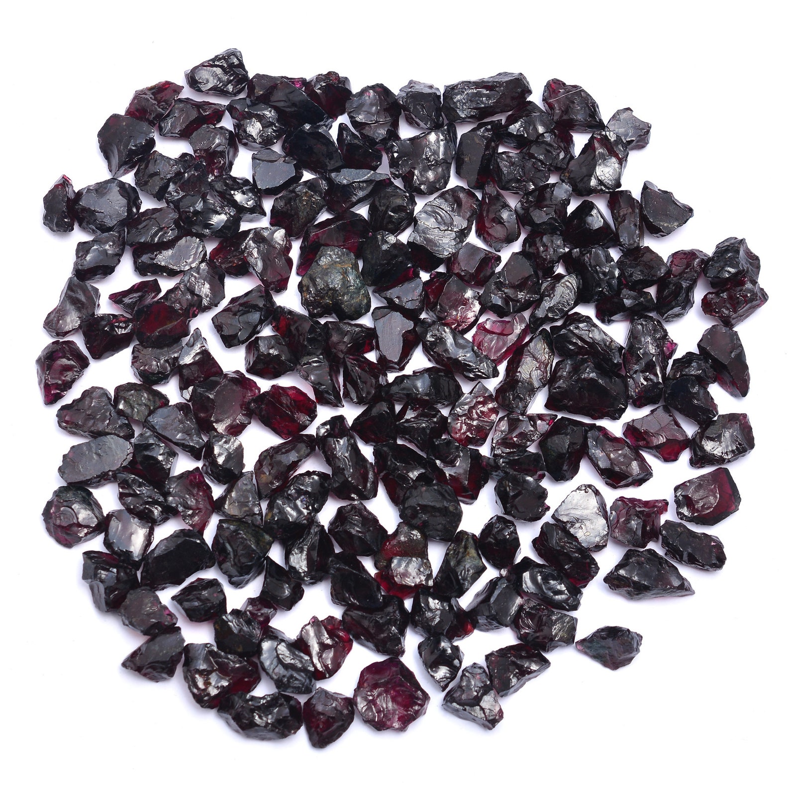 Garnet Rough Loose Gemstone 5 Mm to 10 Mm Red Garnet Rough | Etsy