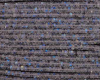 White Rainbow Moonstone Rondelle Beads Gemstone, Wholesale gemstone. 3.5MM To 5MM Beads, Strand Length 16 inch, SKU2674