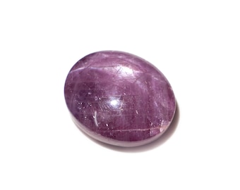 Cabujón ovalado suelto de rubí estrella, gema calibrada, piedra para la elaboración de collares y joyas, SKU2321