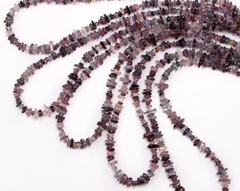 Natural Multi Spinel Smooth Nugget Beads, Wholesale Gemstone, 18" Strand, 3mm to 5mm, Jewelry Making, SKU 2669