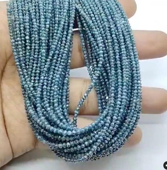 Rondelle Sfaccettate - 4X3mm – Raimbow Cream- 1 Filo - Foto 5