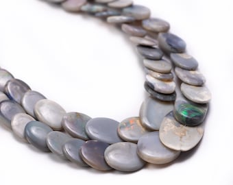 Australian Opal Gemstone, Smooth Finish fancy Shape, Wholesale gemstone, 4.5x6MM to 14x19MM, Jewelry Gemstone, Strand Size 16" SKU2657