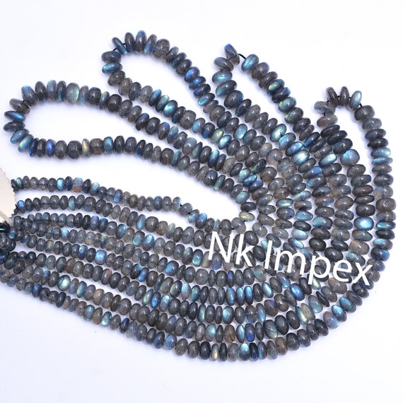 Labradorite rondelle shop beads