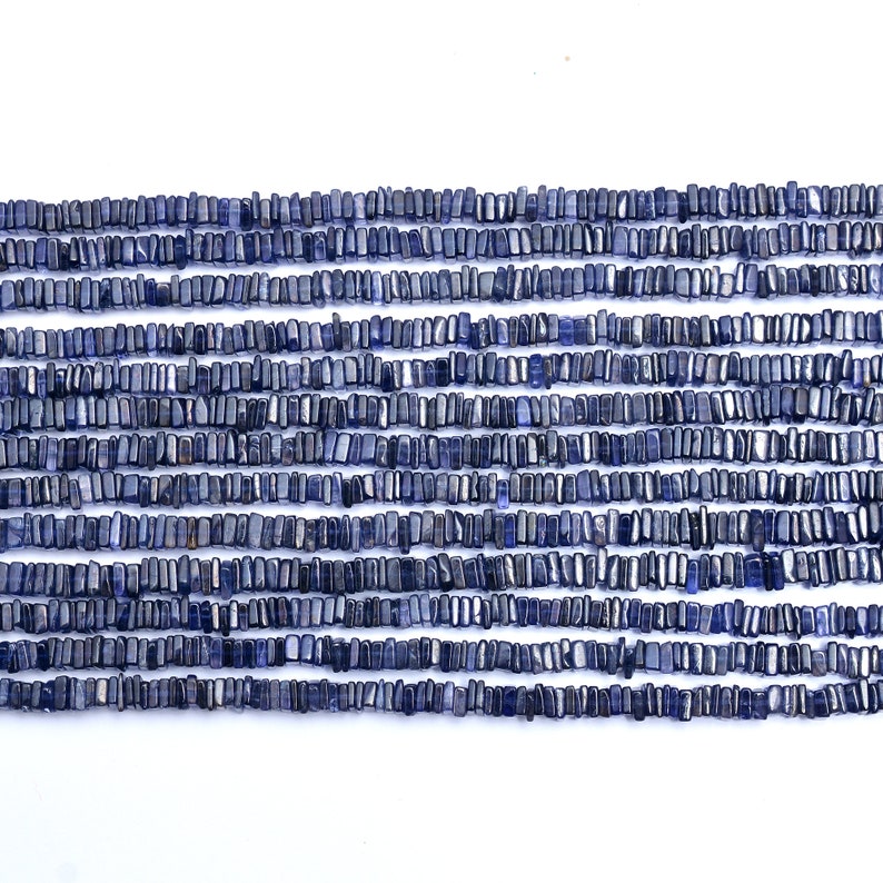 AA Quality Iolite Square Chowki Beads 16.5 Inches SKU No Natural Iolite Handmade Beads 107 6 mm 6 mm 7.5 mm gift for her 5 mm