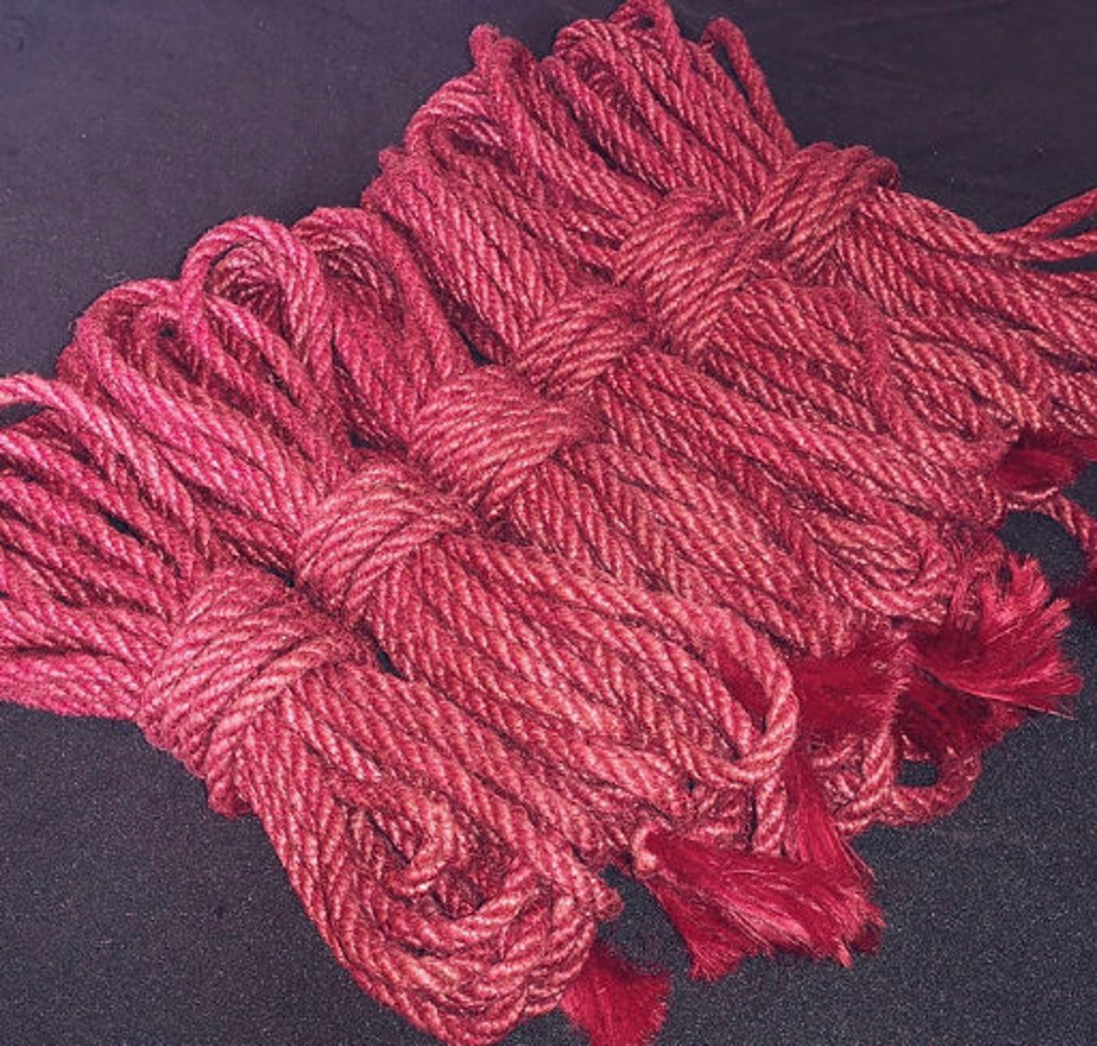 Red Tossa Jute 8m 6mm Etsy