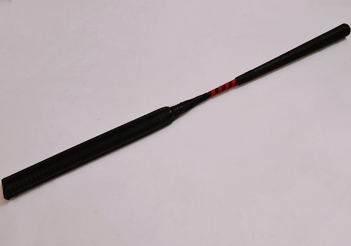 Red and Black Padded Jockey Whip Etsy
