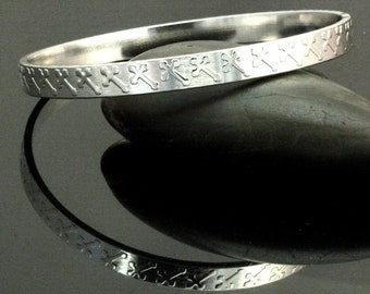 Handmade Crosses Bangle