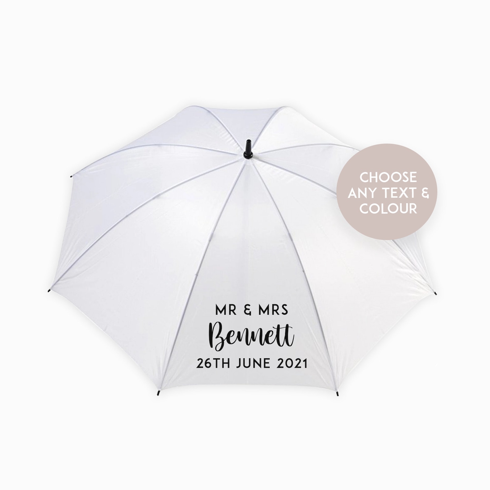 Personalisierte Hochzeit Regenschirm Mr & Mrs Umbrella Etsy