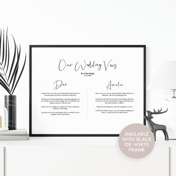 Wedding Vows Etsy UK