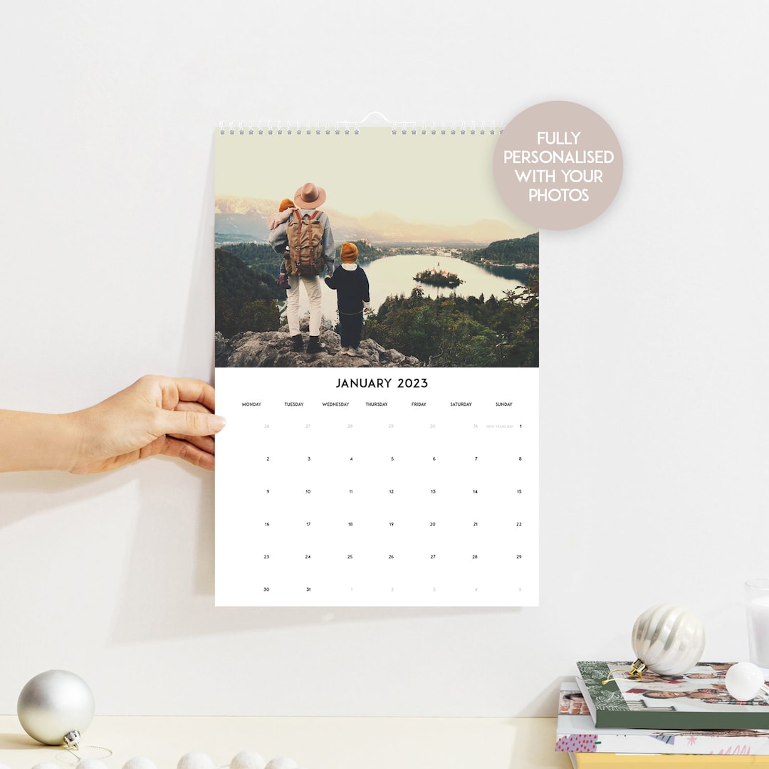 Personalised Wall Calendar Photo Calendar Photo Calendar Etsy