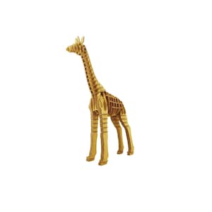Kit de figuras animales: Jirafa del zoológico de cartón