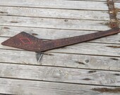 Gunstock warclub , Native American inspired, decorative Wild West wall hanging, movie prop