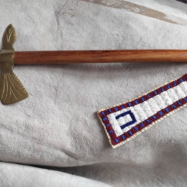 Older tomahawk, used as movie prop, wall ornament, Wild West decor, Native American inspired