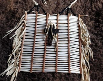 Comanche or Kiowa style breast plate, early reservation style breast plate, old time style, breastplate, native american Style, movieprop