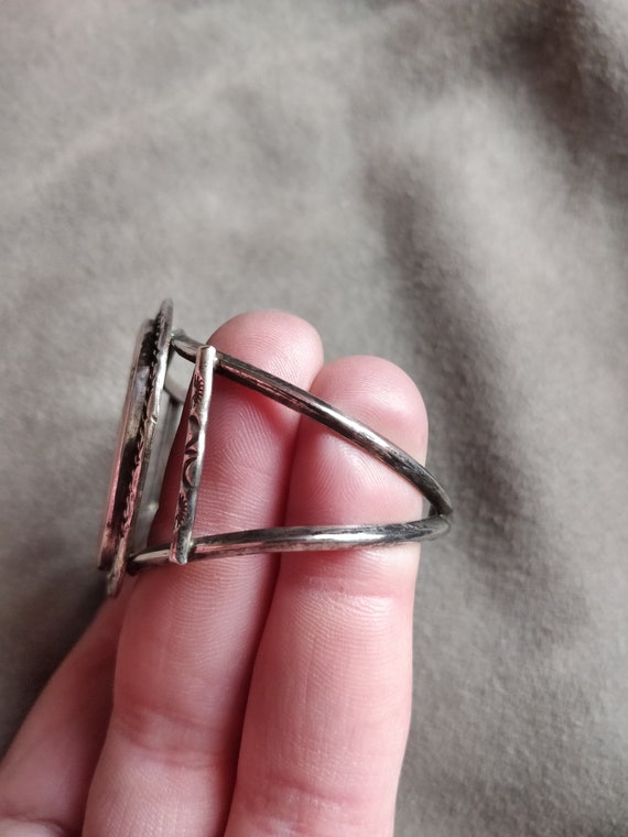 Navajo bracelet, gaan dancer inlay, apache ga an … - image 3