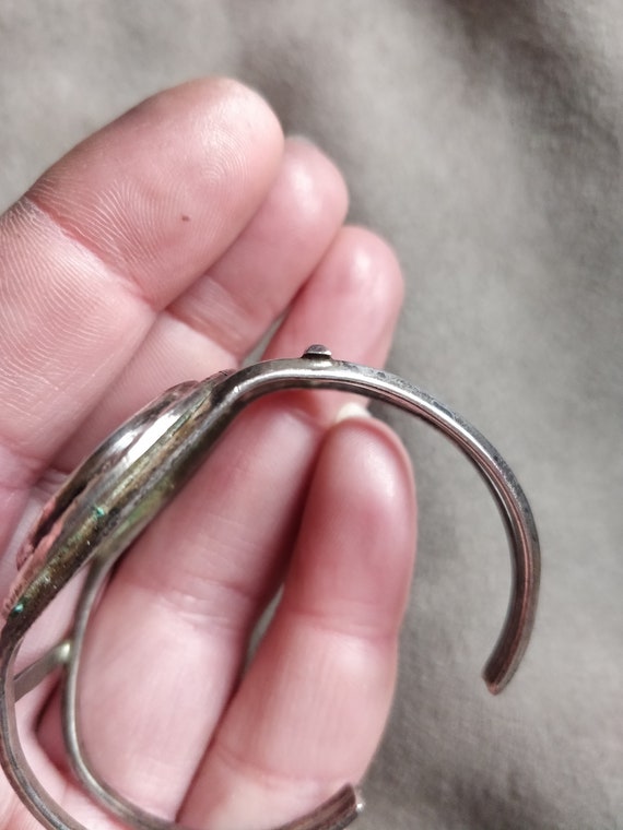 Navajo bracelet, gaan dancer inlay, apache ga an … - image 5