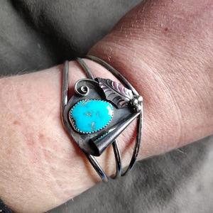 Gargantuan Native American Navajo Honeybee Sterling Silver Handstamped Bracelet Gargantuan Native American Navajo Honeybee Sterling Silver Handstamped Bracelet