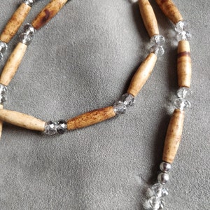 Collar de lobo estilo North West Coast, lobo con cuentas, estilo nativo americano, estilo Haida, imagen 4