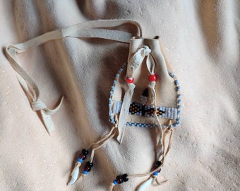 Medicine bag, Native American inspired, vintage