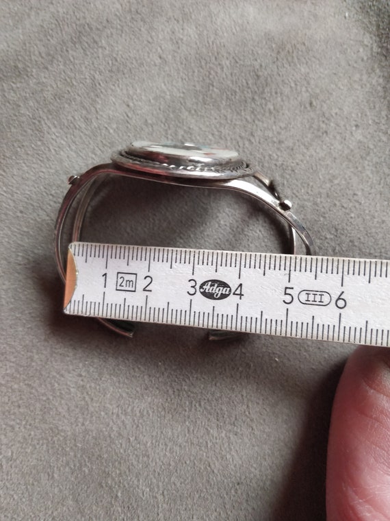 Navajo bracelet, gaan dancer inlay, apache ga an … - image 7