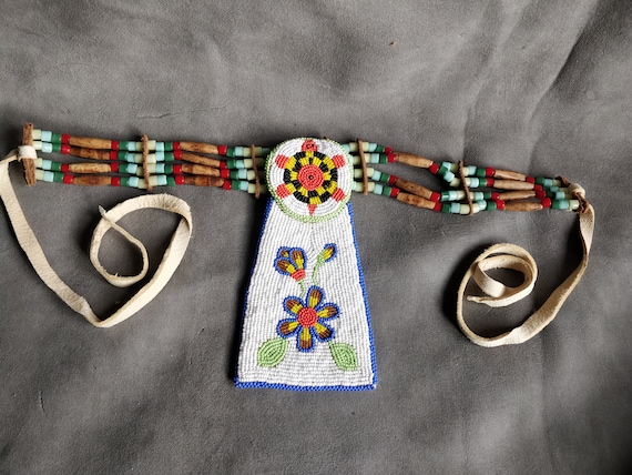 Buy Beaded Choker Native American Style Beaded Necklace Powwow