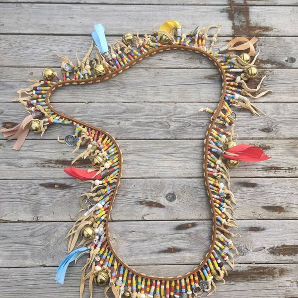 Bandolier pow-wow des plaines, bandolier de pacotille, traditionnel de l’homme du Nord