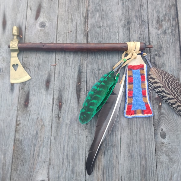 Older tomahawk, used as movie prop, wall ornament, Wild West decor, Native American inspired