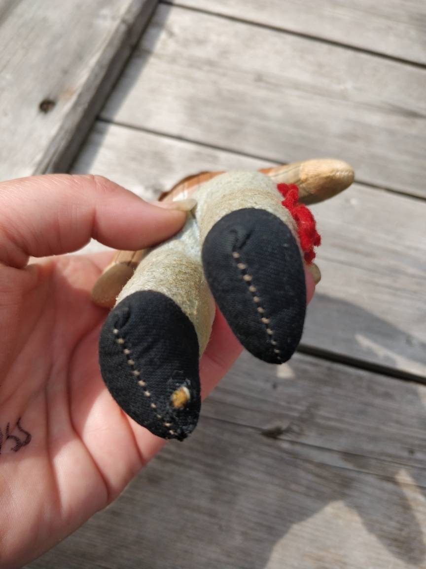 Vintage Cowboy Paper Mache Head Erzgebirge Rustic Wild West Etsy