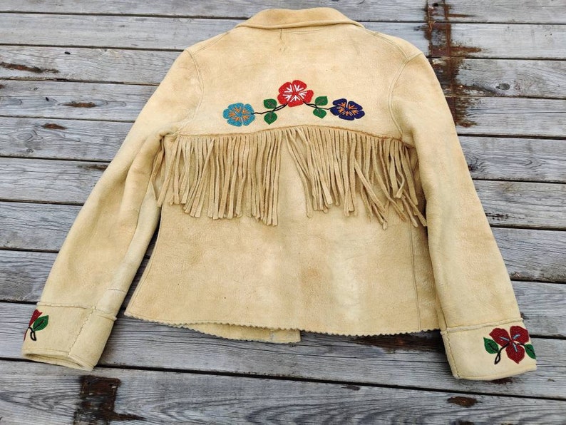 Small Adults Size Cree Moose Hide Jacket Ca 1970-90 Native - Etsy